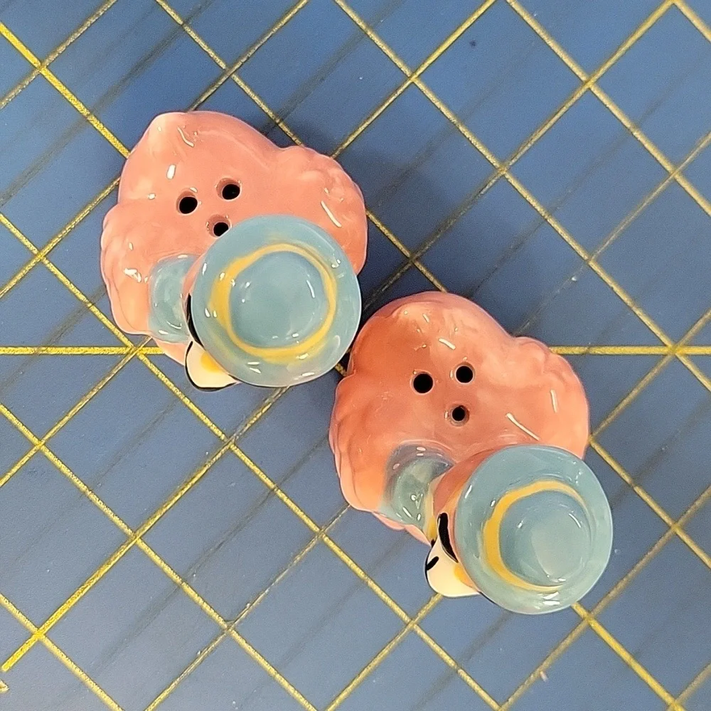 Pink Flamingo Bird Salt & Pepper 1.5